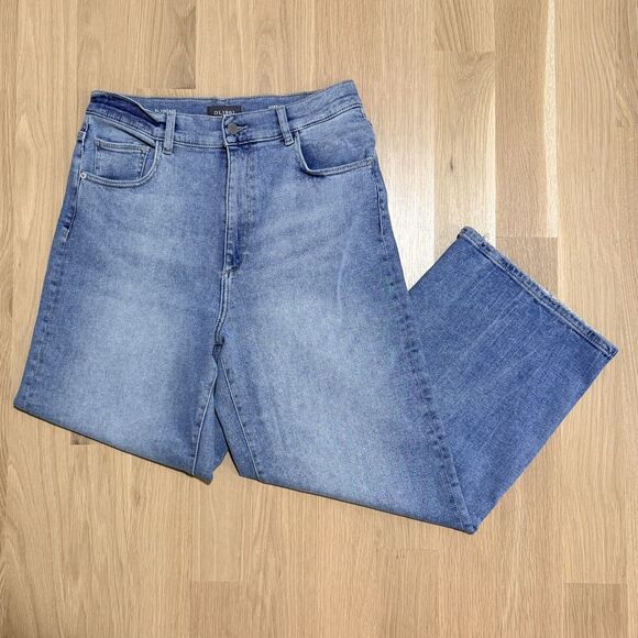DL1961 Hepburn Wide Leg High Rise Vintage Jeans Droplet Blue Denim Size 30 - Picture 3 of 8